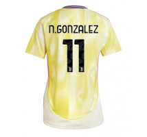 Juventus Nicolas Gonzalez #11 Koszulka Wyjazdowa damskie 2024-25 Krótki Rękaw