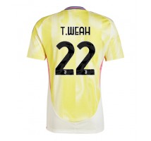 Juventus Timothy Weah #22 Koszulka Wyjazdowa 2024-25 Krótki Rękaw