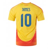 Kolumbia James Rodriguez #10 Koszulka Podstawowa Copa America 2024 Krótki Rękaw