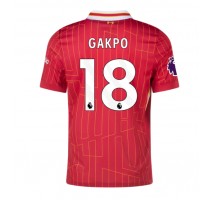 Liverpool Cody Gakpo #18 Koszulka Podstawowa 2024-25 Krótki Rękaw