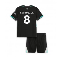 Liverpool Dominik Szoboszlai #8 Koszulka Wyjazdowa dzieci 2024-25 Krótki Rękaw (+ krótkie spodenki)