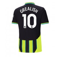 Manchester City Jack Grealish #10 Koszulka Wyjazdowa 2024-25 Krótki Rękaw