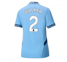 Manchester City Kyle Walker #2 Koszulka Podstawowa damskie 2024-25 Krótki Rękaw