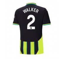 Manchester City Kyle Walker #2 Koszulka Wyjazdowa 2024-25 Krótki Rękaw