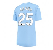 Manchester City Manuel Akanji #25 Koszulka Podstawowa damskie 2023-24 Krótki Rękaw