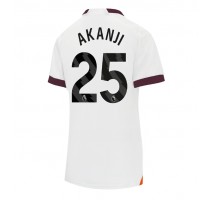 Manchester City Manuel Akanji #25 Koszulka Wyjazdowa damskie 2023-24 Krótki Rękaw