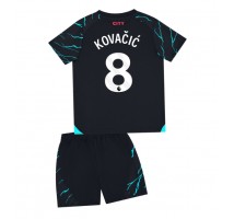 Manchester City Mateo Kovacic #8 Koszulka Trzecia dzieci 2023-24 Krótki Rękaw (+ krótkie spodenki)