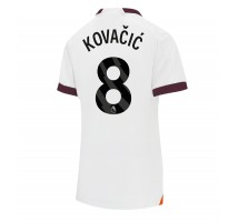 Manchester City Mateo Kovacic #8 Koszulka Wyjazdowa damskie 2023-24 Krótki Rękaw