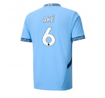 Manchester City Nathan Ake #6 Koszulka Podstawowa 2024-25 Krótki Rękaw