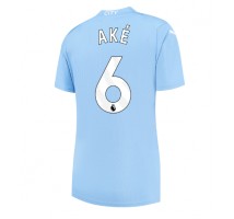 Manchester City Nathan Ake #6 Koszulka Podstawowa damskie 2023-24 Krótki Rękaw