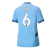 Manchester City Nathan Ake #6 Koszulka Podstawowa damskie 2024-25 Krótki Rękaw