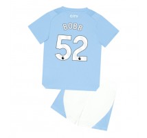Manchester City Oscar Bobb #52 Koszulka Podstawowa dzieci 2023-24 Krótki Rękaw (+ krótkie spodenki)