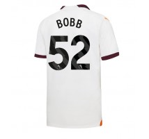 Manchester City Oscar Bobb #52 Koszulka Wyjazdowa 2023-24 Krótki Rękaw