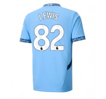 Manchester City Rico Lewis #82 Koszulka Podstawowa 2024-25 Krótki Rękaw