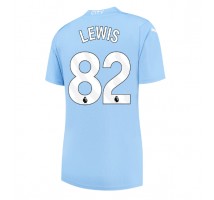 Manchester City Rico Lewis #82 Koszulka Podstawowa damskie 2023-24 Krótki Rękaw