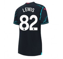 Manchester City Rico Lewis #82 Koszulka Trzecia damskie 2023-24 Krótki Rękaw