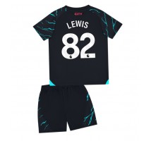 Manchester City Rico Lewis #82 Koszulka Trzecia dzieci 2023-24 Krótki Rękaw (+ krótkie spodenki)