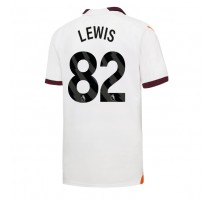 Manchester City Rico Lewis #82 Koszulka Wyjazdowa 2023-24 Krótki Rękaw
