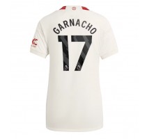Manchester United Alejandro Garnacho #17 Koszulka Trzecia damskie 2023-24 Krótki Rękaw