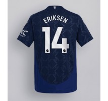 Manchester United Christian Eriksen #14 Koszulka Wyjazdowa 2024-25 Krótki Rękaw