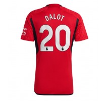 Manchester United Diogo Dalot #20 Koszulka Podstawowa 2023-24 Krótki Rękaw