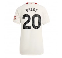 Manchester United Diogo Dalot #20 Koszulka Trzecia damskie 2023-24 Krótki Rękaw