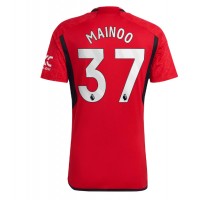 Manchester United Kobbie Mainoo #37 Koszulka Podstawowa 2023-24 Krótki Rękaw