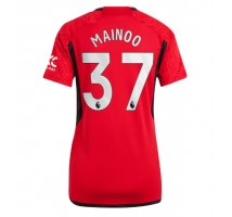 Manchester United Kobbie Mainoo #37 Koszulka Podstawowa damskie 2023-24 Krótki Rękaw