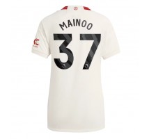 Manchester United Kobbie Mainoo #37 Koszulka Trzecia damskie 2023-24 Krótki Rękaw