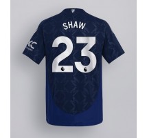 Manchester United Luke Shaw #23 Koszulka Wyjazdowa 2024-25 Krótki Rękaw