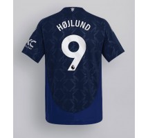 Manchester United Rasmus Hojlund #9 Koszulka Wyjazdowa 2024-25 Krótki Rękaw