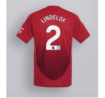 Manchester United Victor Lindelof #2 Koszulka Podstawowa 2024-25 Krótki Rękaw