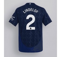 Manchester United Victor Lindelof #2 Koszulka Wyjazdowa 2024-25 Krótki Rękaw