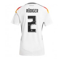 Niemcy Antonio Rudiger #2 Koszulka Podstawowa damskie ME 2024 Krótki Rękaw