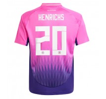 Niemcy Benjamin Henrichs #20 Koszulka Wyjazdowa ME 2024 Krótki Rękaw