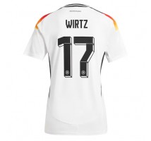 Niemcy Florian Wirtz #17 Koszulka Podstawowa damskie ME 2024 Krótki Rękaw
