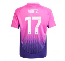 Niemcy Florian Wirtz #17 Koszulka Wyjazdowa ME 2024 Krótki Rękaw