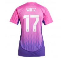 Niemcy Florian Wirtz #17 Koszulka Wyjazdowa damskie ME 2024 Krótki Rękaw