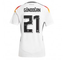 Niemcy Ilkay Gundogan #21 Koszulka Podstawowa damskie ME 2024 Krótki Rękaw