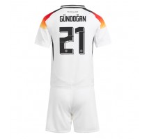 Niemcy Ilkay Gundogan #21 Koszulka Podstawowa dzieci ME 2024 Krótki Rękaw (+ krótkie spodenki)