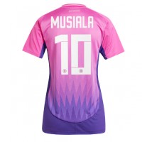 Niemcy Jamal Musiala #10 Koszulka Wyjazdowa damskie ME 2024 Krótki Rękaw