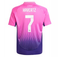 Niemcy Kai Havertz #7 Koszulka Wyjazdowa ME 2024 Krótki Rękaw