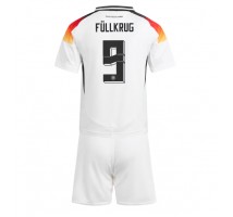 Niemcy Niclas Fullkrug #9 Koszulka Podstawowa dzieci ME 2024 Krótki Rękaw (+ krótkie spodenki)