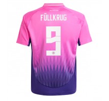 Niemcy Niclas Fullkrug #9 Koszulka Wyjazdowa ME 2024 Krótki Rękaw