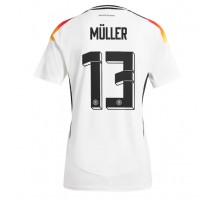 Niemcy Thomas Muller #13 Koszulka Podstawowa damskie ME 2024 Krótki Rękaw