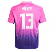 Niemcy Thomas Muller #13 Koszulka Wyjazdowa ME 2024 Krótki Rękaw