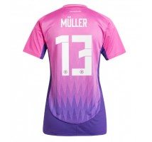 Niemcy Thomas Muller #13 Koszulka Wyjazdowa damskie ME 2024 Krótki Rękaw