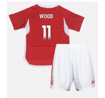 Nottingham Forest Chris Wood #11 Koszulka Podstawowa dzieci 2023-24 Krótki Rękaw (+ krótkie spodenki)