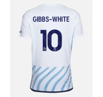 Nottingham Forest Morgan Gibbs-White #10 Koszulka Wyjazdowa 2023-24 Krótki Rękaw