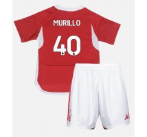 Nottingham Forest Murillo #40 Koszulka Podstawowa dzieci 2023-24 Krótki Rękaw (+ krótkie spodenki)